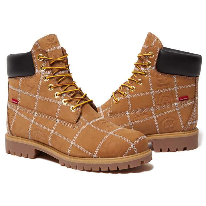 Supreme®/Timberland® Patchwork 6" Premium Waterproof Boot-1
