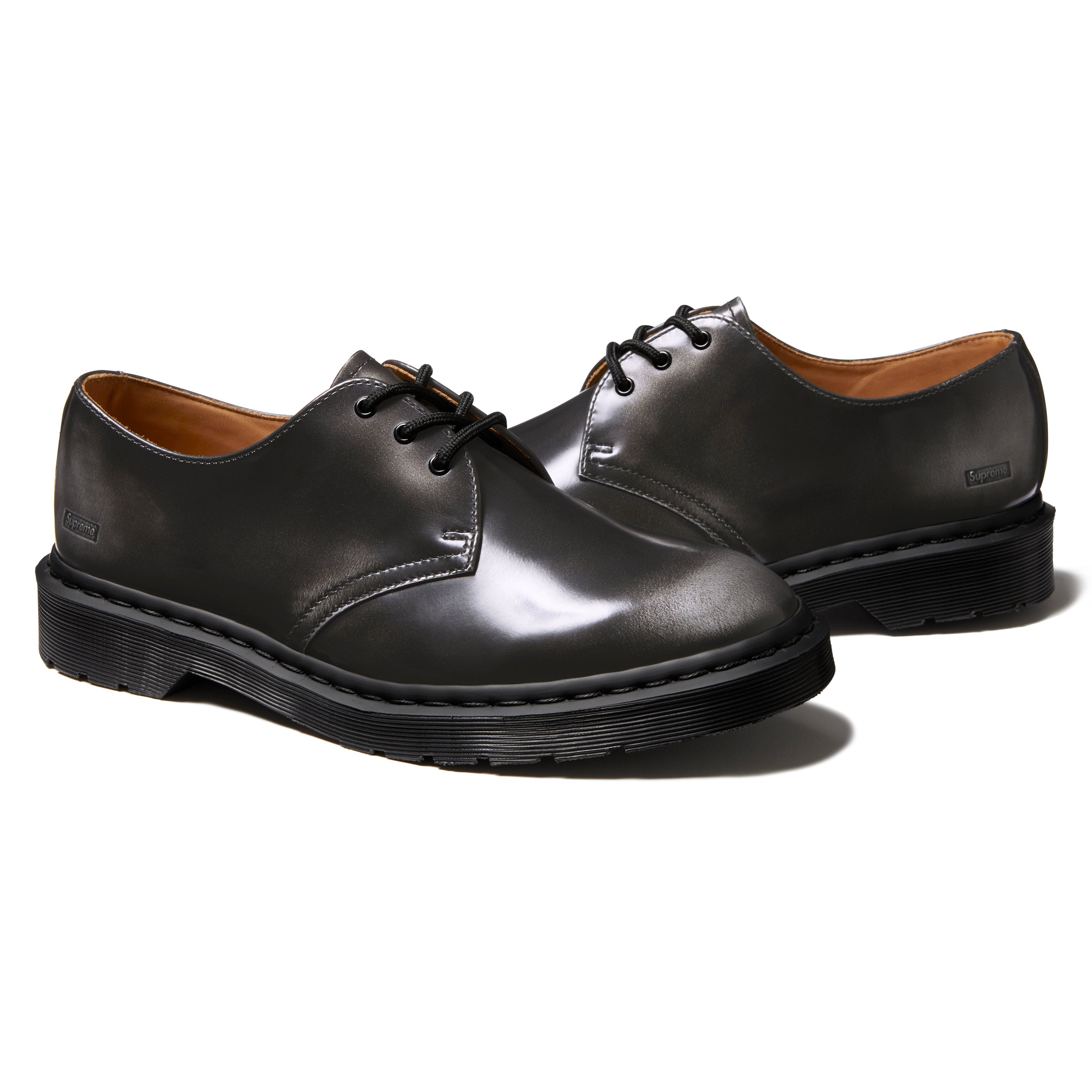 SUPREME DR.MARTENS 1461 3-EYE SHOE BLACK - 靴
