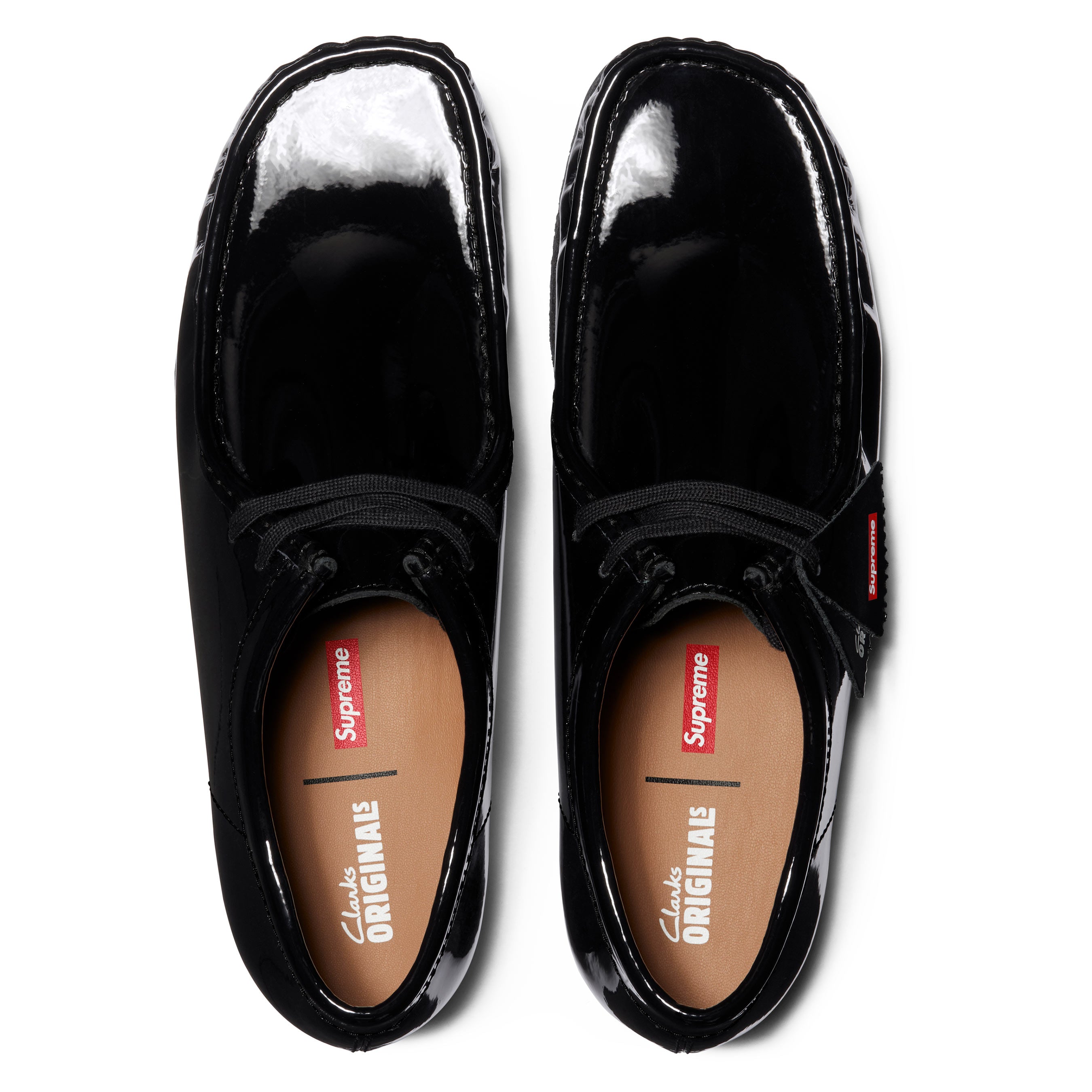 Supreme®/Clarks Originals® Patent Leather Wallabee® - Shop - Supreme