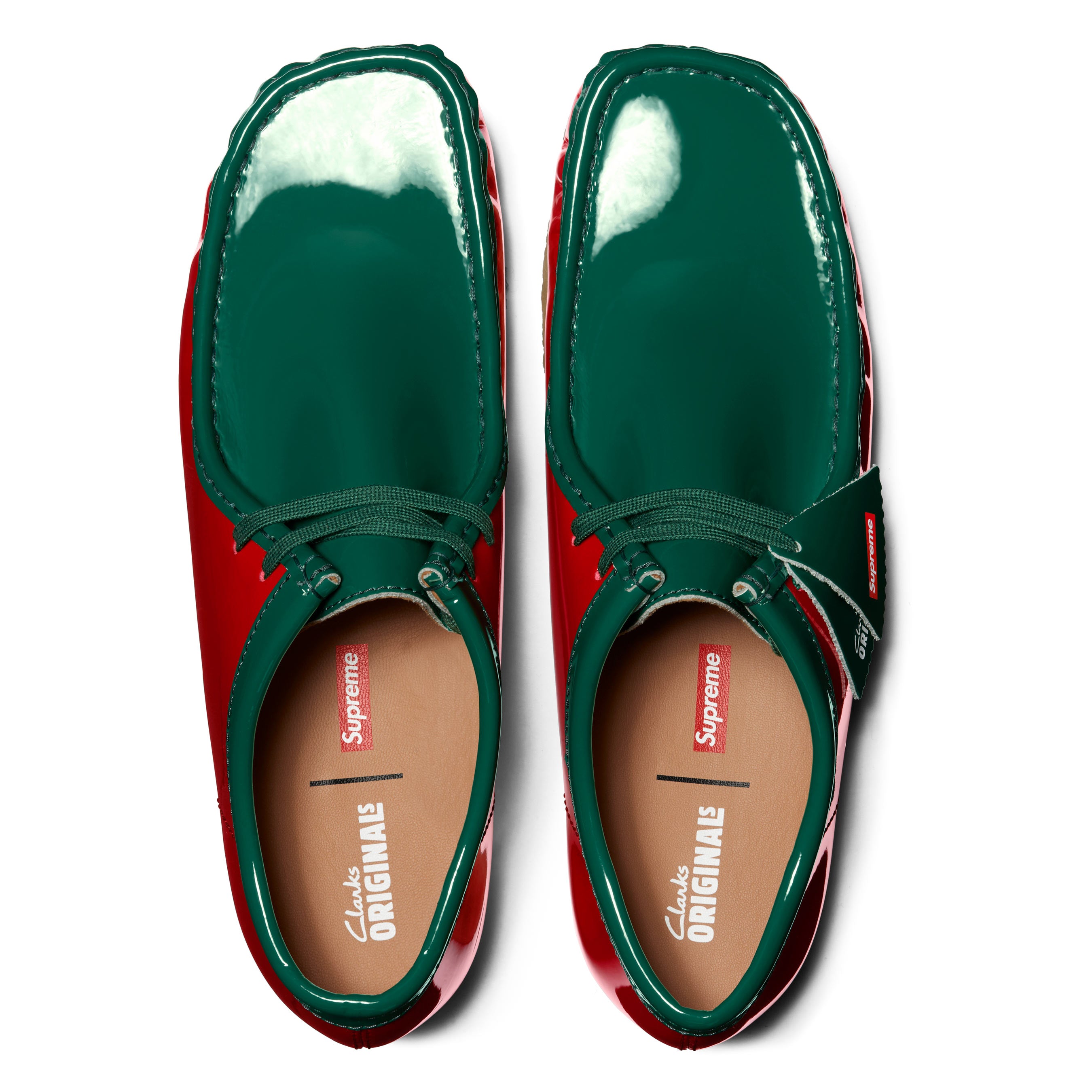 Supreme®/Clarks Originals® Patent Leather Wallabee® - Shop - Supreme