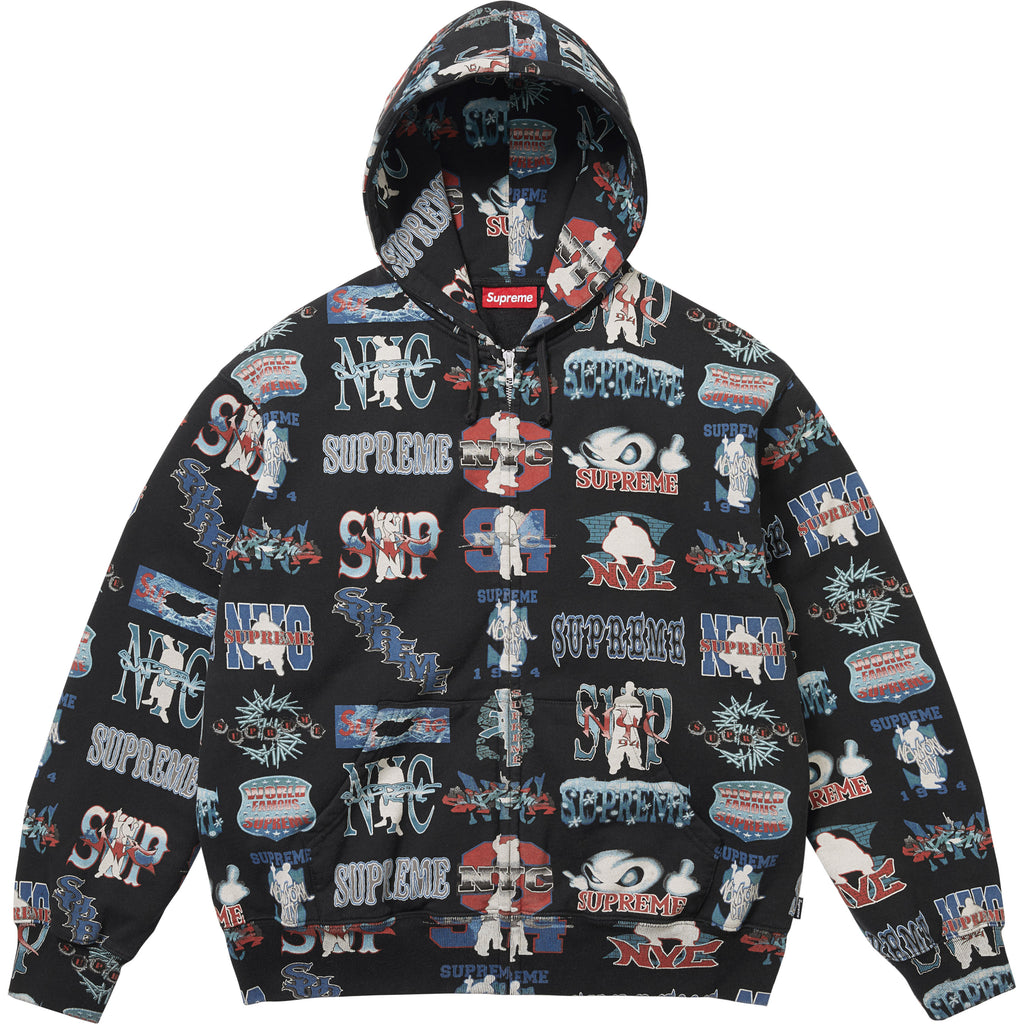 Flash Zip Up Hooded Sweatshirt - Shop - Supreme