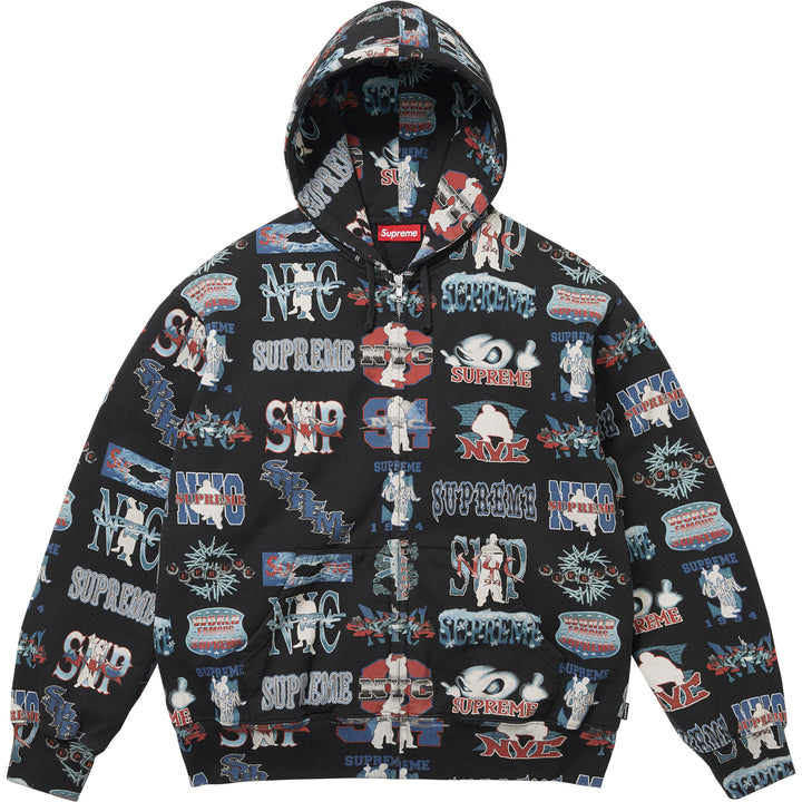 Flash Zip Up Hooded Sweatshirt - Shop - Supreme