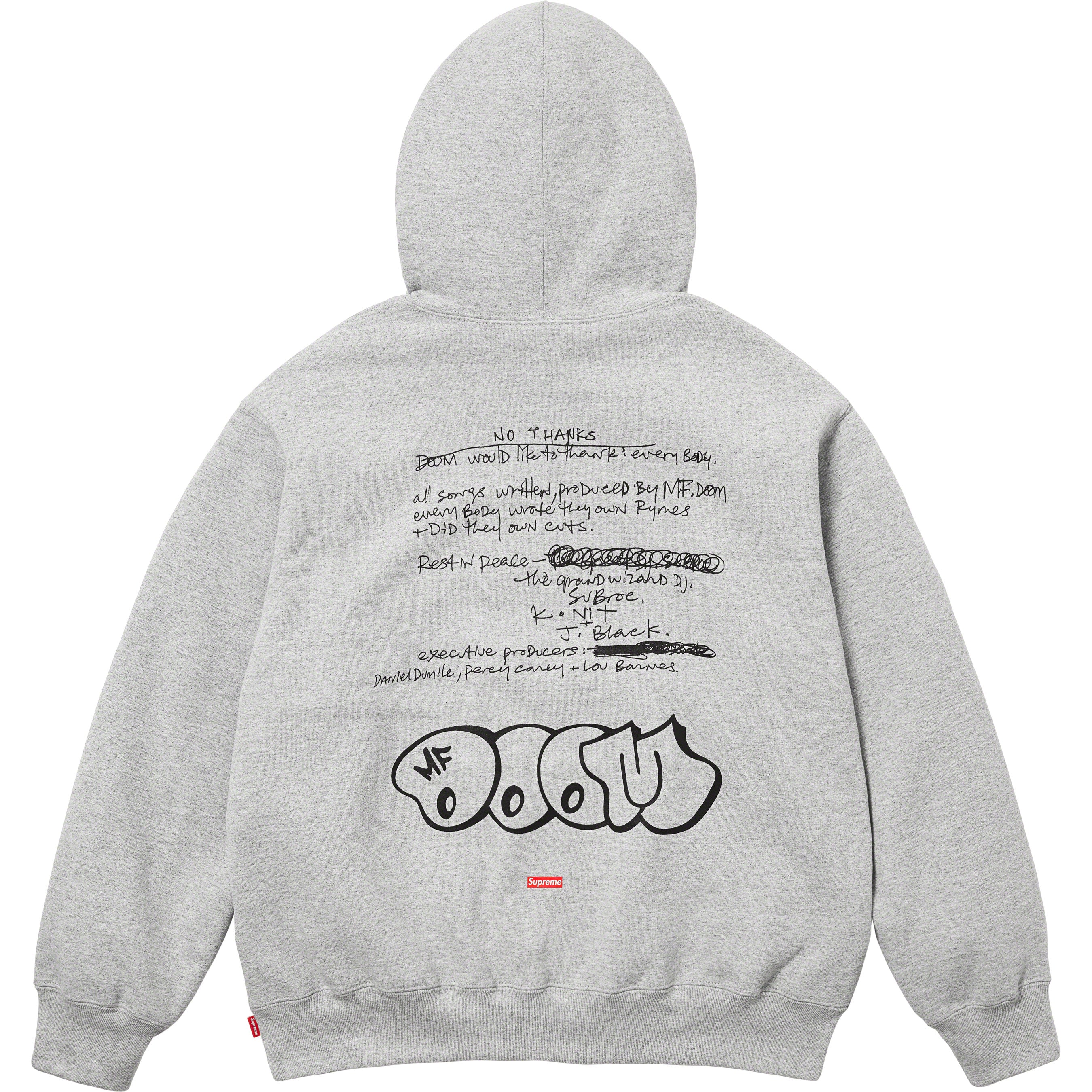 Supreme Mf Doom Hooded Sweatshirt - 通販 - pinehotel.info