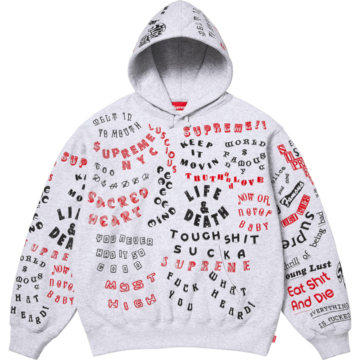 Too Deadly Hooded Sweatshirt - Shop - Supreme