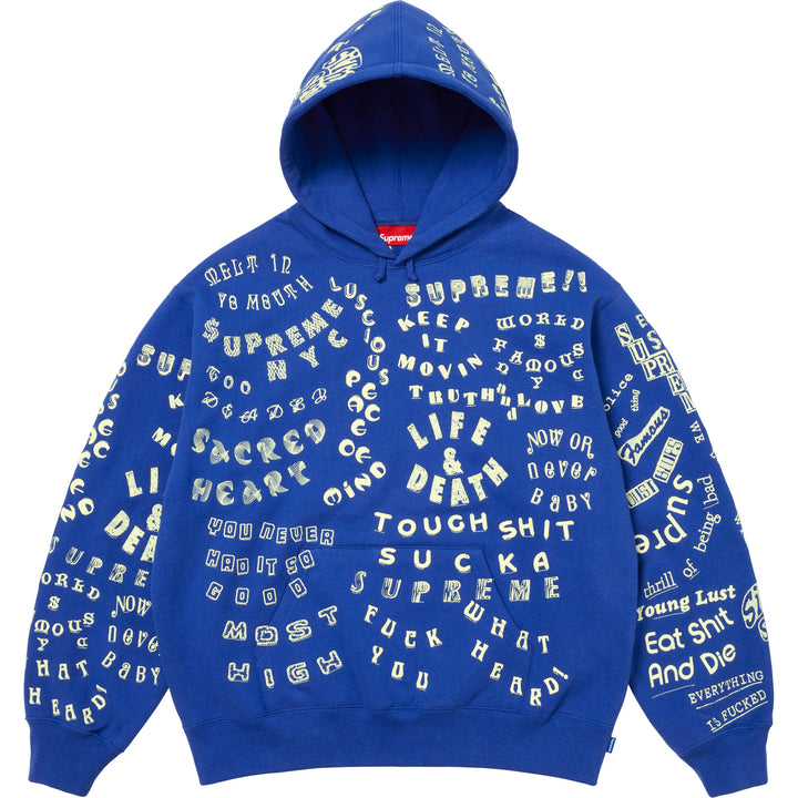Too Deadly Hooded Sweatshirt - Shop - Supreme