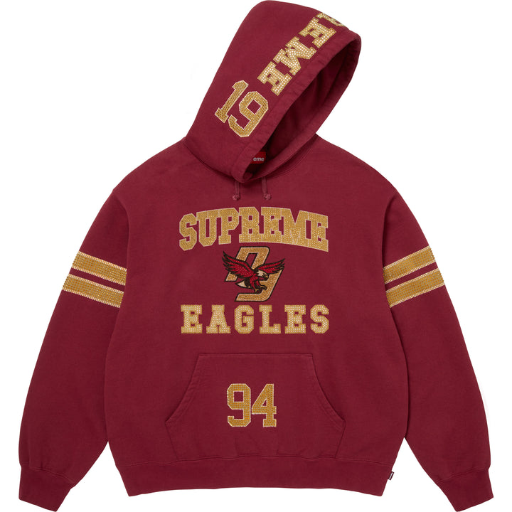 Rhinestone Eagle Hooded Sweatshirt - Shop - Supreme
