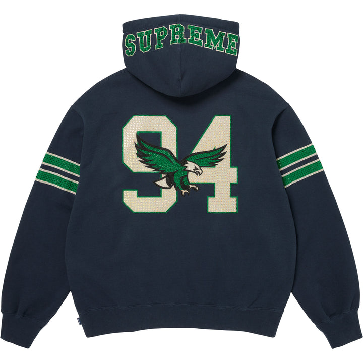 Rhinestone Eagle Hooded Sweatshirt - Shop - Supreme