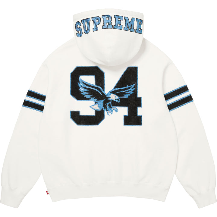 Rhinestone Eagle Hooded Sweatshirt - Shop - Supreme
