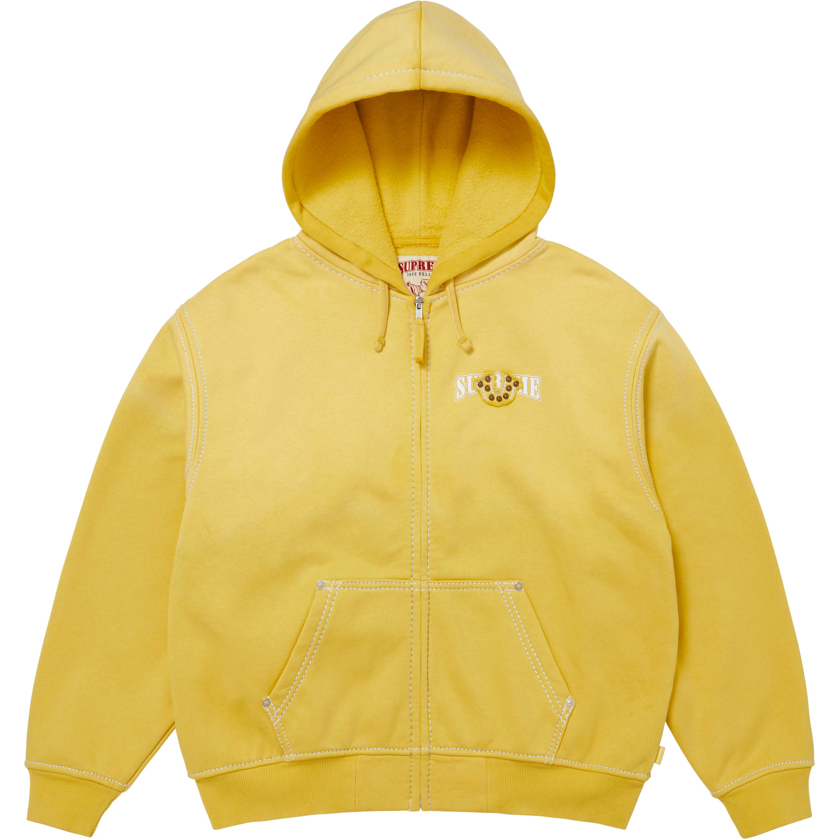 Supreme 25FW 176 Zip Up Hooded Sweatshirt