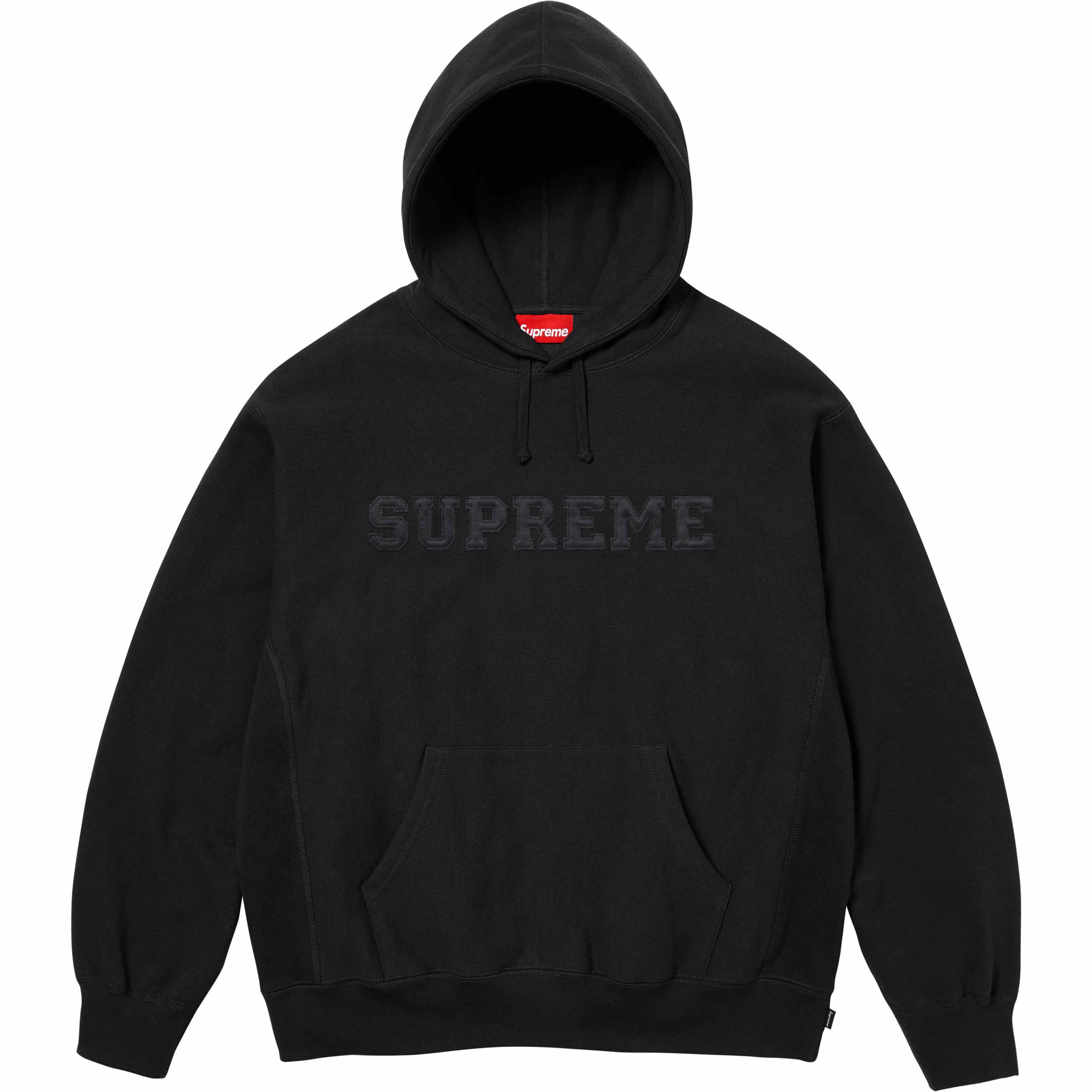 Supreme box hoodie online black