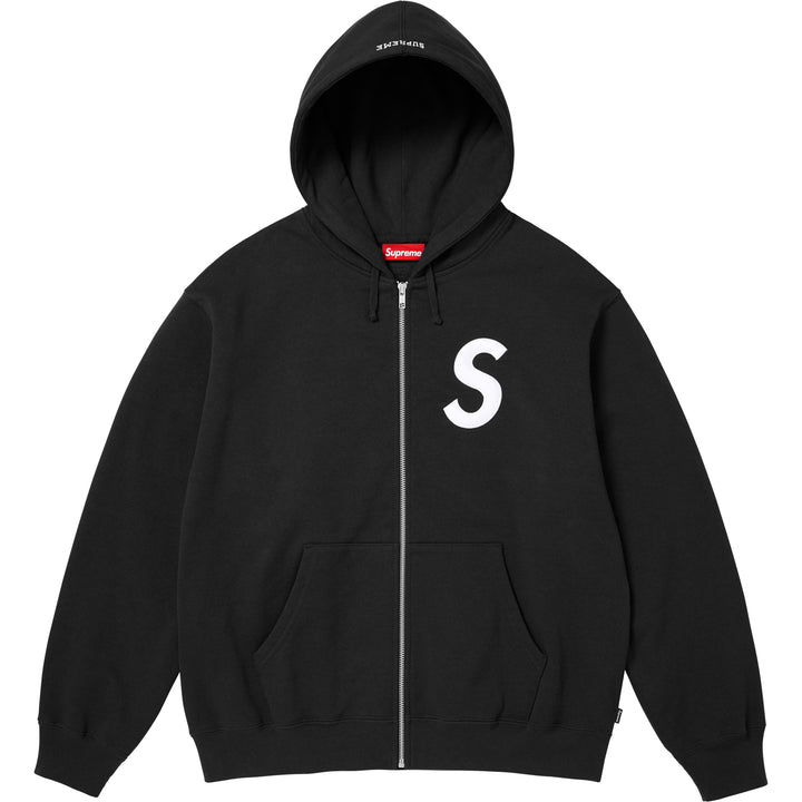 S Logo Zip Up Hooded Sweatshirt-5