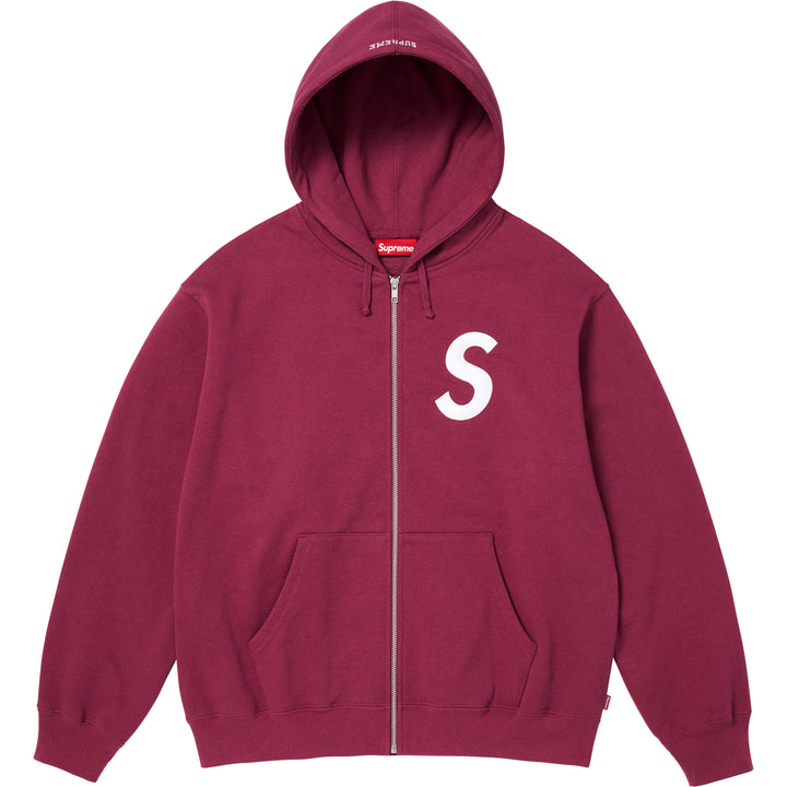 S Logo Zip Up Hooded Sweatshirt-9