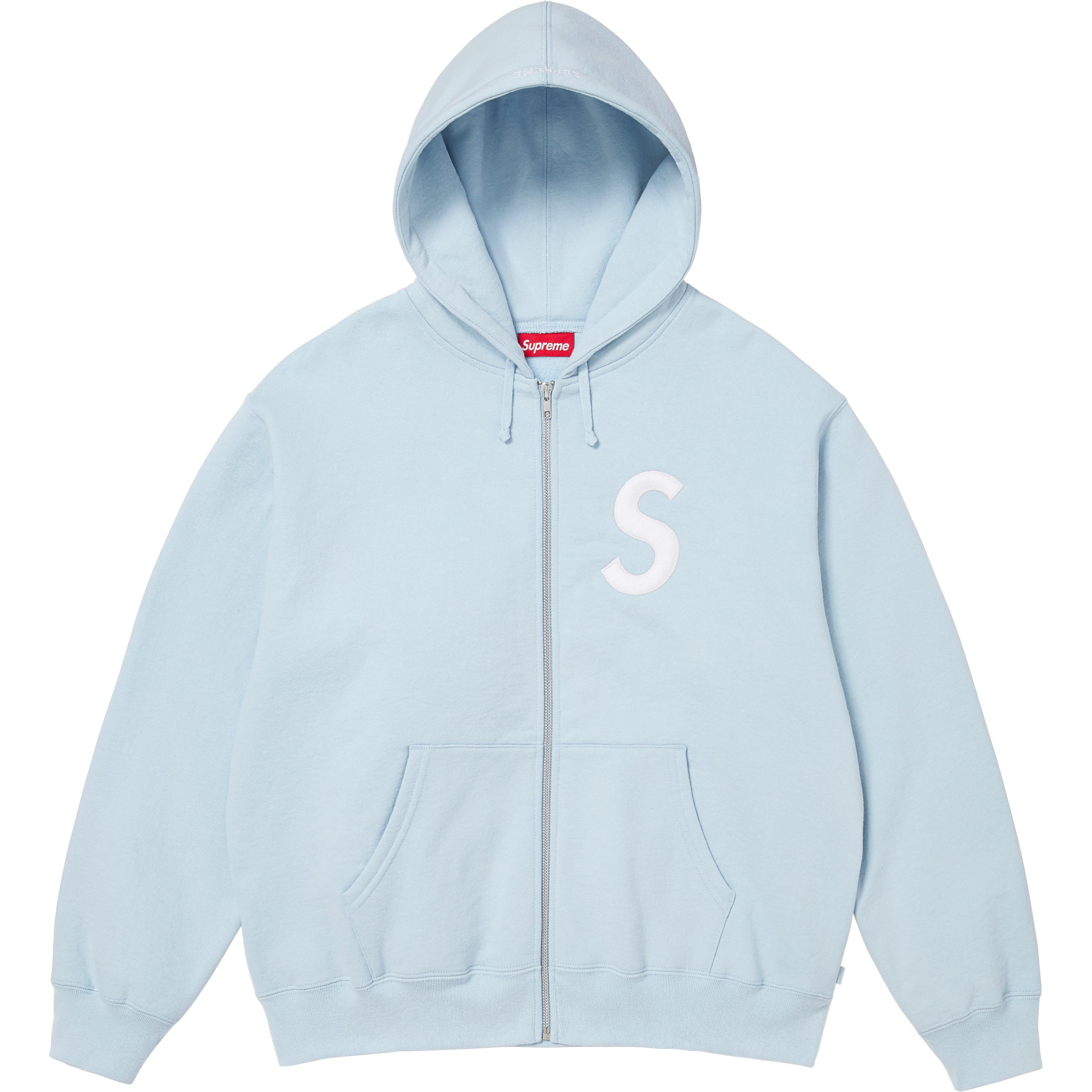 Supreme S Logo Zip Up Hooded Grey Mサイズ S Logo Zip Up Hooded Sweatshirt