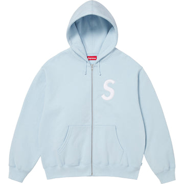S Logo Zip Up Hooded Sweatshirt