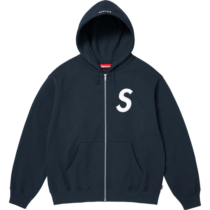 S Logo Zip Up Hooded Sweatshirt-14