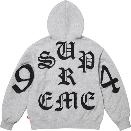 Cut Out Zip Up Hooded Sweatshirt