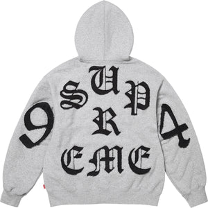 Cut Out Zip Up Hooded Sweatshirt