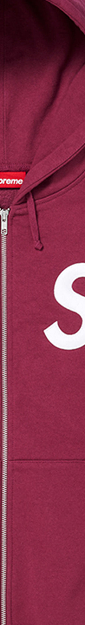 Supreme 25FW S Logo Zip Up Hooded Sweatshirt