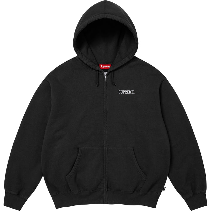 Blessed Appliqué Zip Up Hooded Sweatshirt - Shop - Supreme