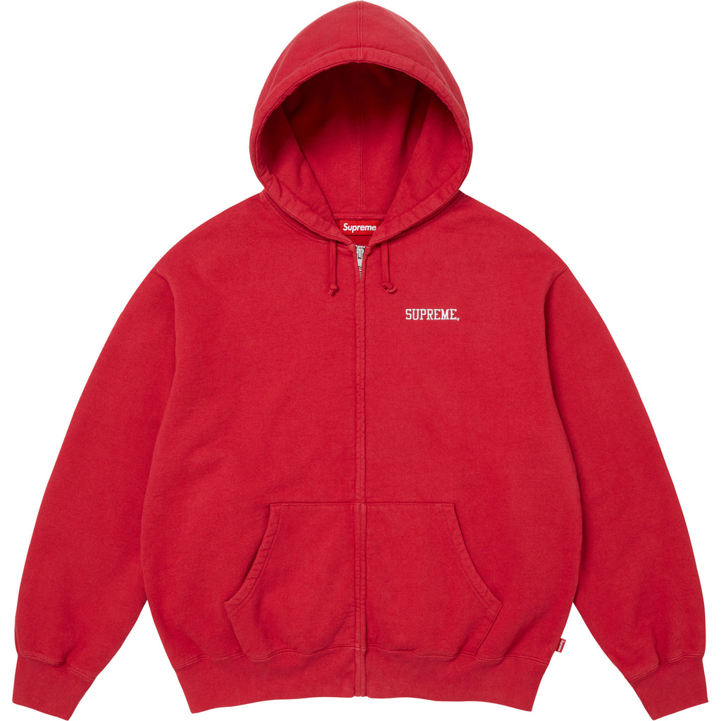 Blessed Appliqué Zip Up Hooded Sweatshirt