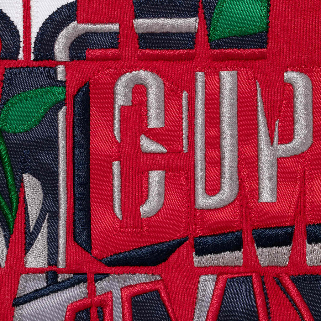 Blessed Appliqué Zip Up Hooded Sweatshirt