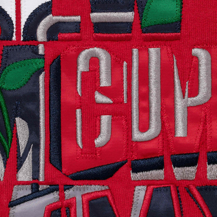 Blessed Appliqué Zip Up Hooded Sweatshirt - Shop - Supreme