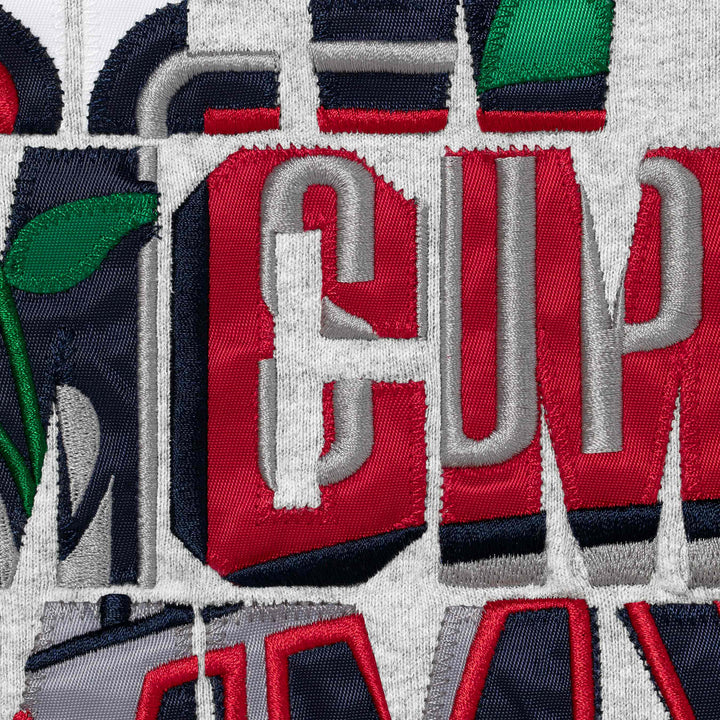 Blessed Appliqué Zip Up Hooded Sweatshirt - Shop - Supreme