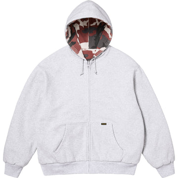 Reversible Work Zip Up Hooded Sweatshirt