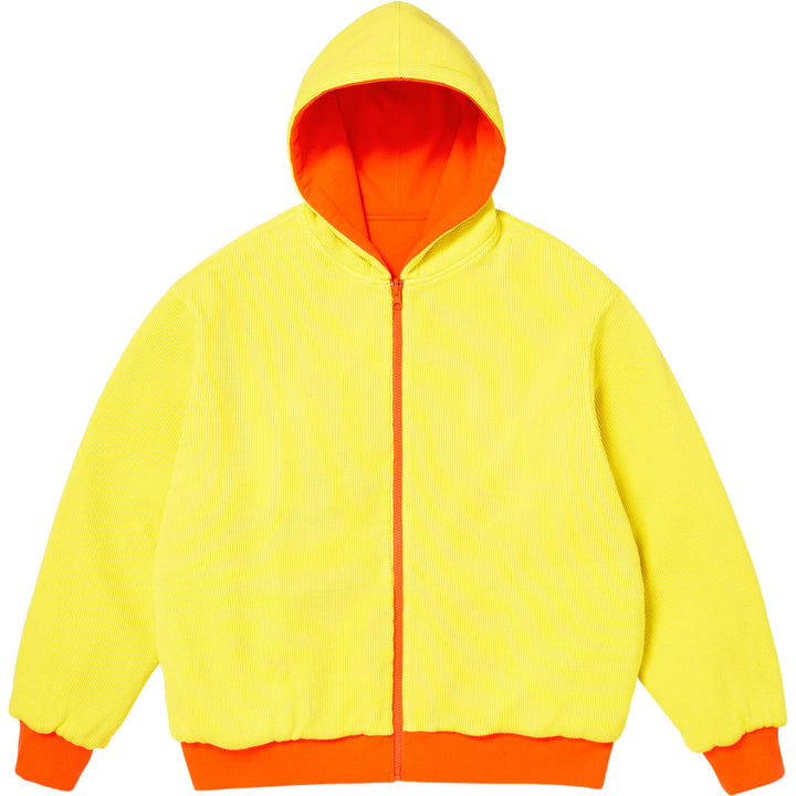 Reversible Work Zip Up Hooded Sweatshirt