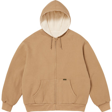 Reversible Work Zip Up Hooded Sweatshirt