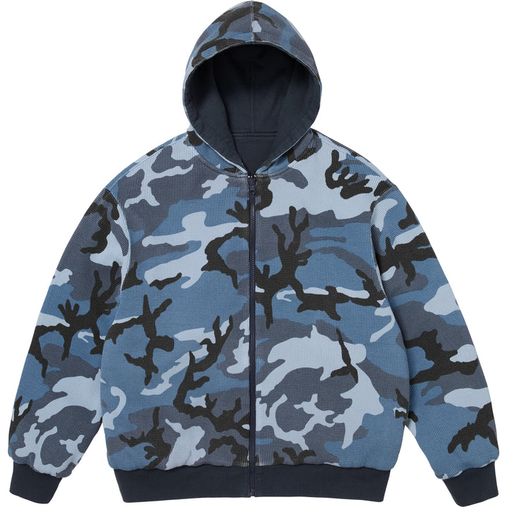 Reversible Work Zip Up Hooded Sweatshirt-9