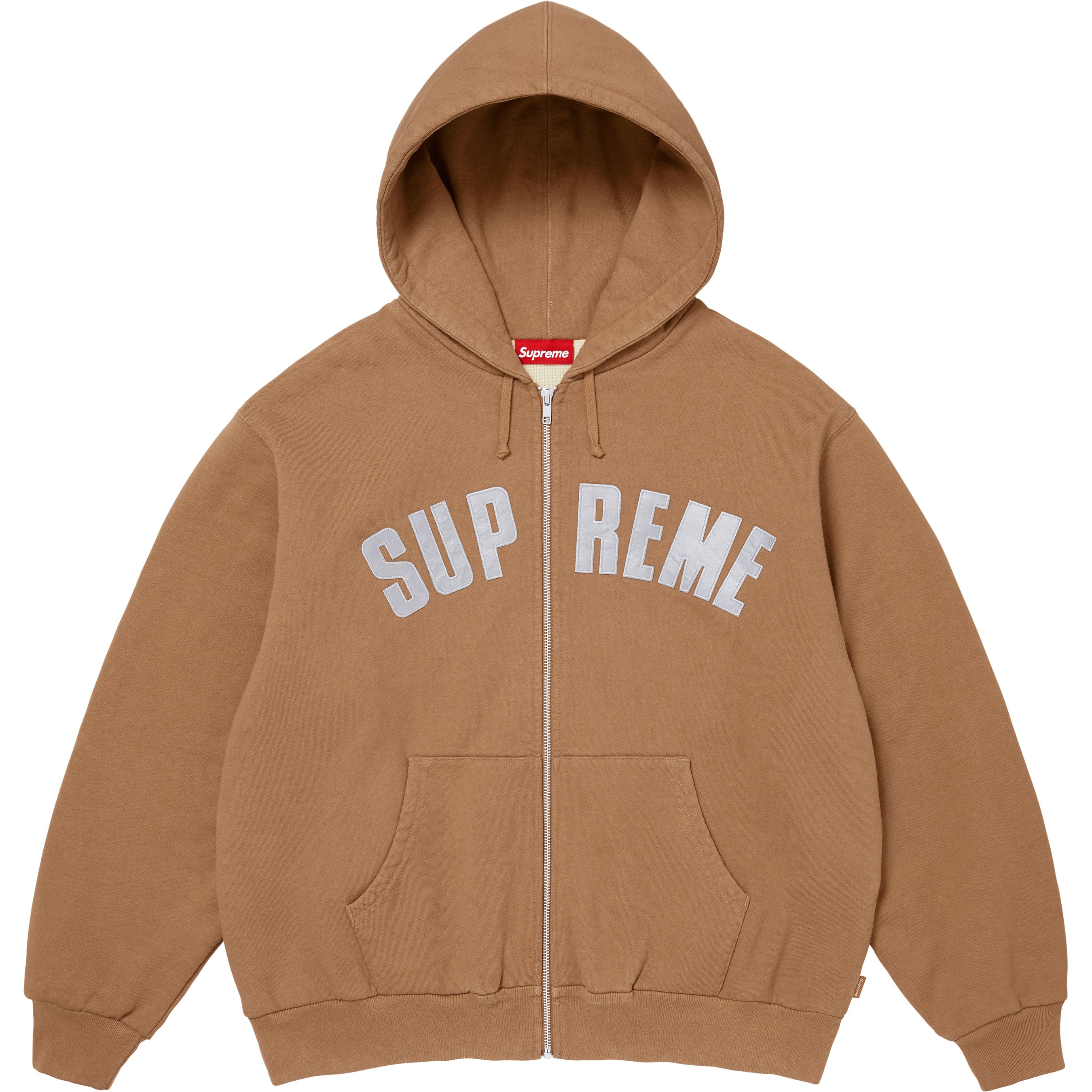 個人装備 SUPREME Arc Logo Thermal Zip Up Hoodie M Arc Thermal Lined Zip Up Hooded Sweatshirt - Shop - Supreme