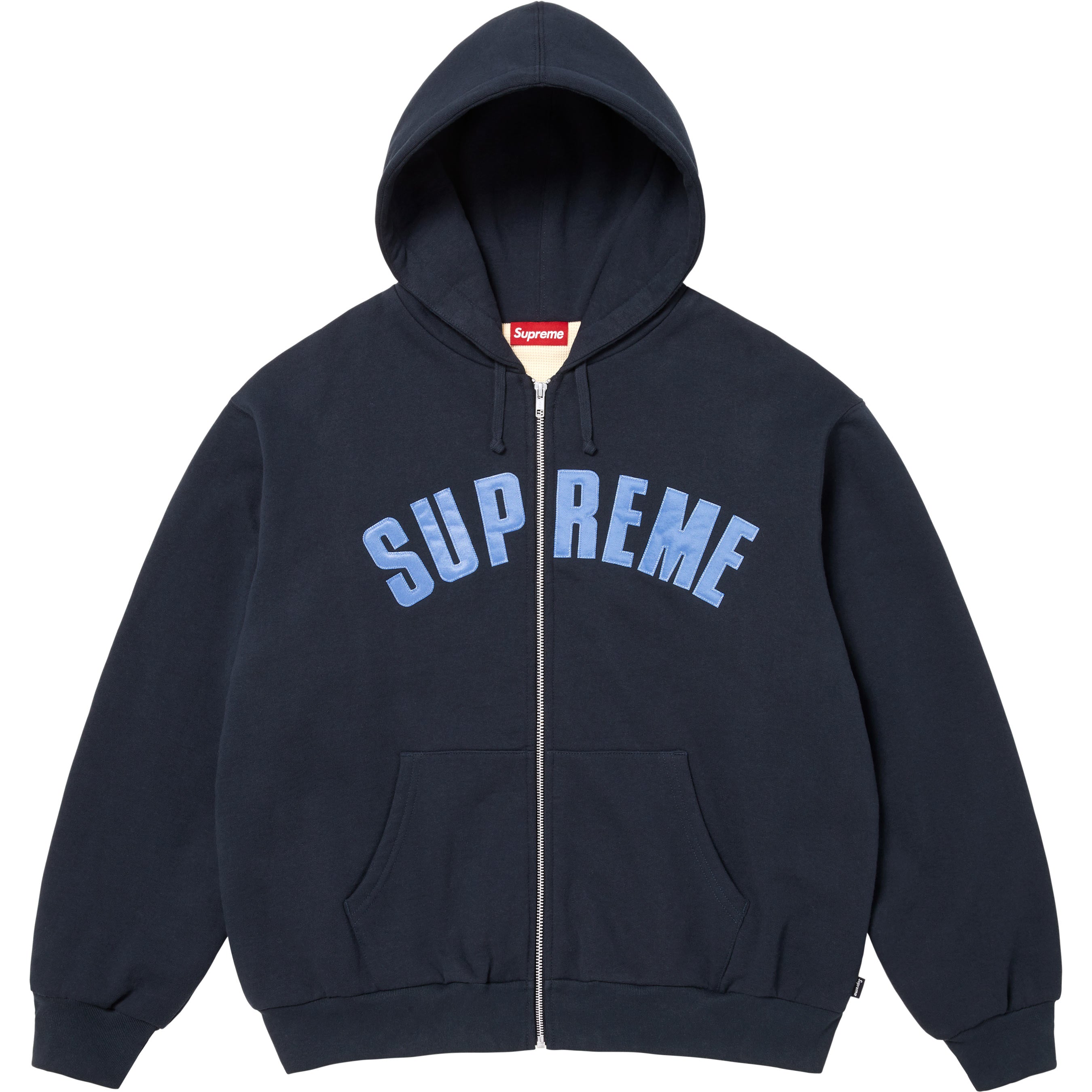 SUPREME　Thermal Zip Up Hooded Sweatshirt Supreme Hooded Zip Up Thermal Natural Men's - SS24 - US