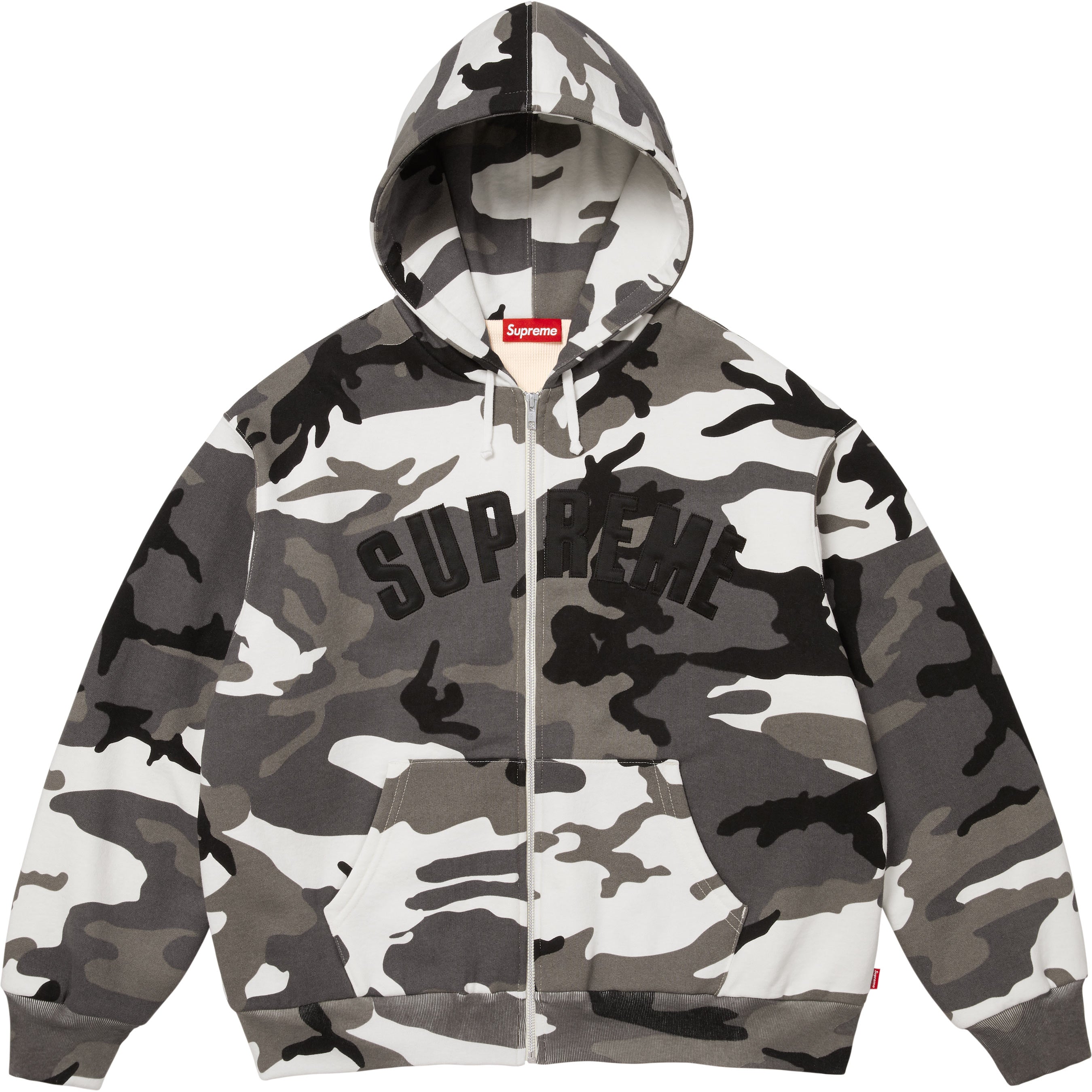Arc Thermal Lined Zip Up Hooded Sweatshirt - Shop - Supreme