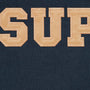 Collegiate Appliqué Zip Up Hooded Sweatshirt