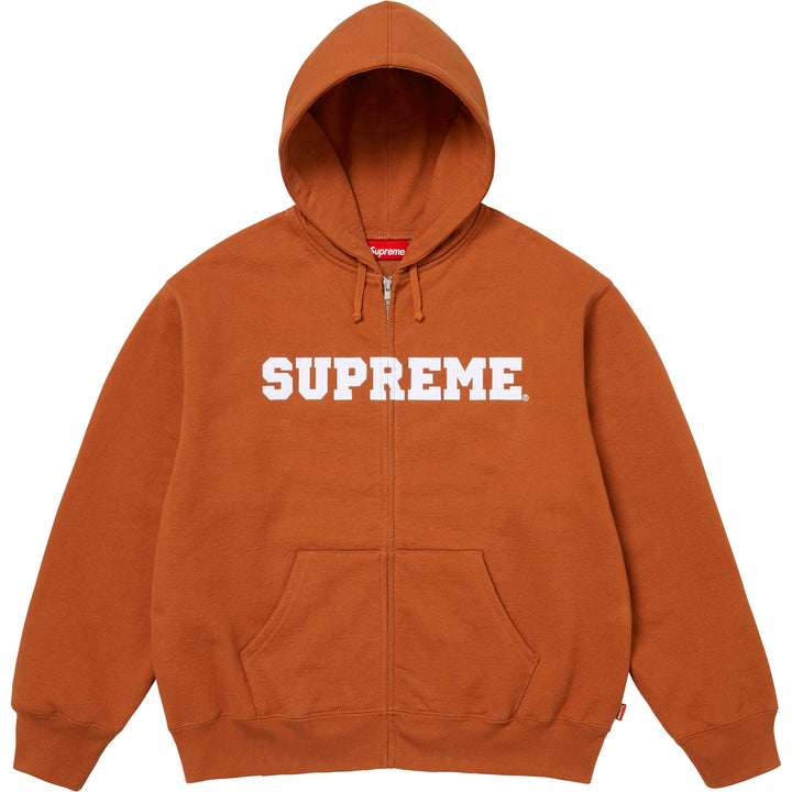 Collegiate Appliqué Zip Up Hooded Sweatshirt - Shop - Supreme