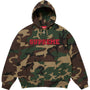 Collegiate Appliqué Zip Up Hooded Sweatshirt