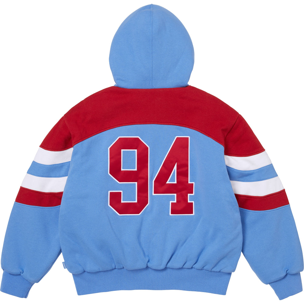 Filled Zip Up Hooded Sweatshirt - Image 3