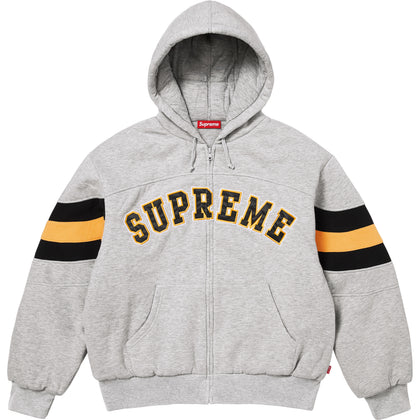 Filled Zip Up Hooded Sweatshirt