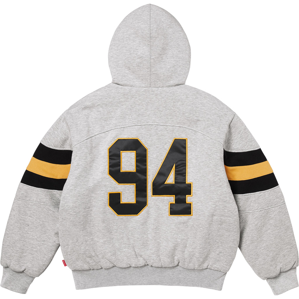 Filled Zip Up Hooded Sweatshirt