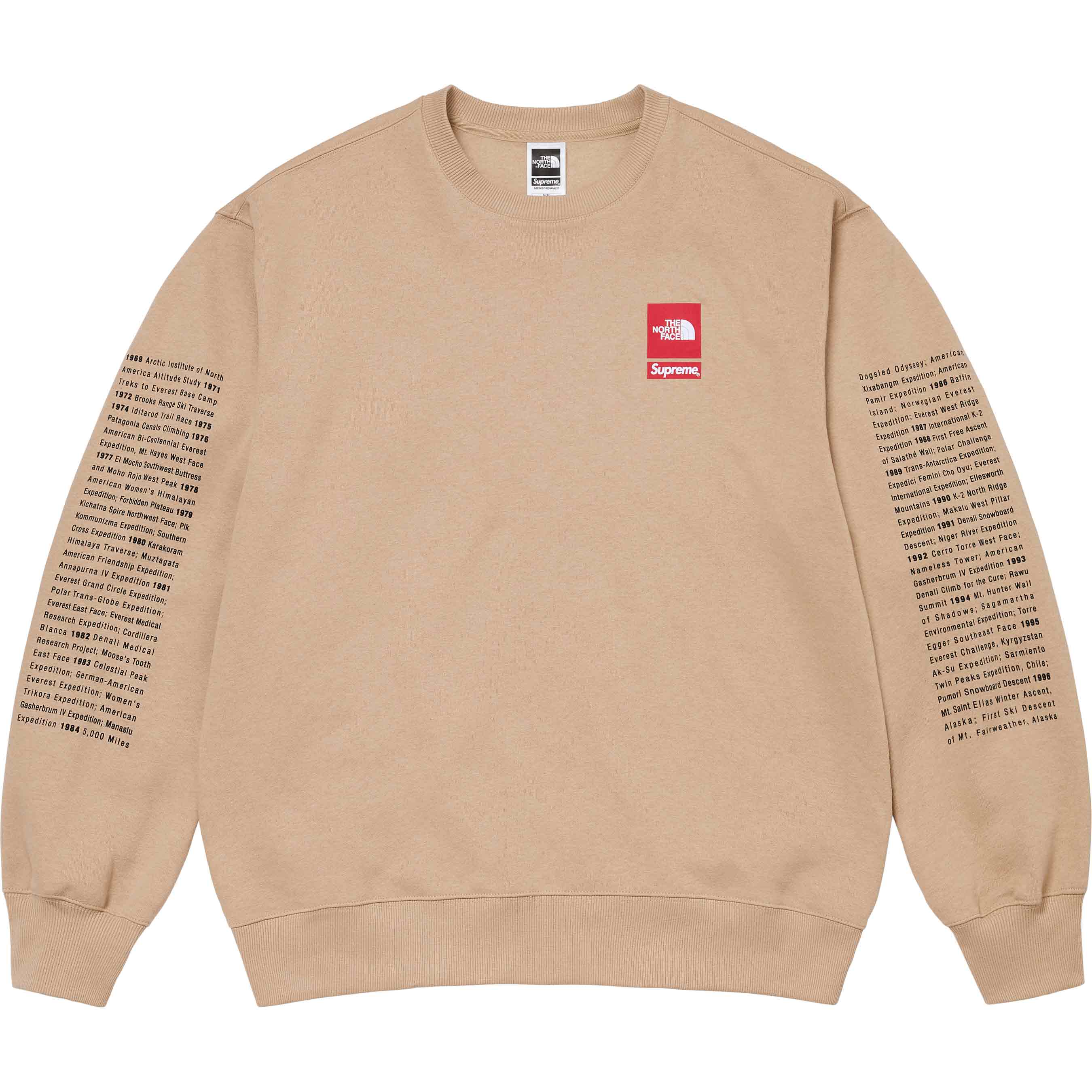 Supreme 2025 tnf crewneck