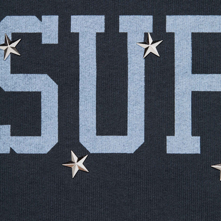 Stars Studded Hooded Sweatshirt