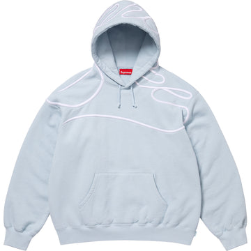 Supreme S Logo Zip Up Hooded Sweatshirt (FW24) - $168