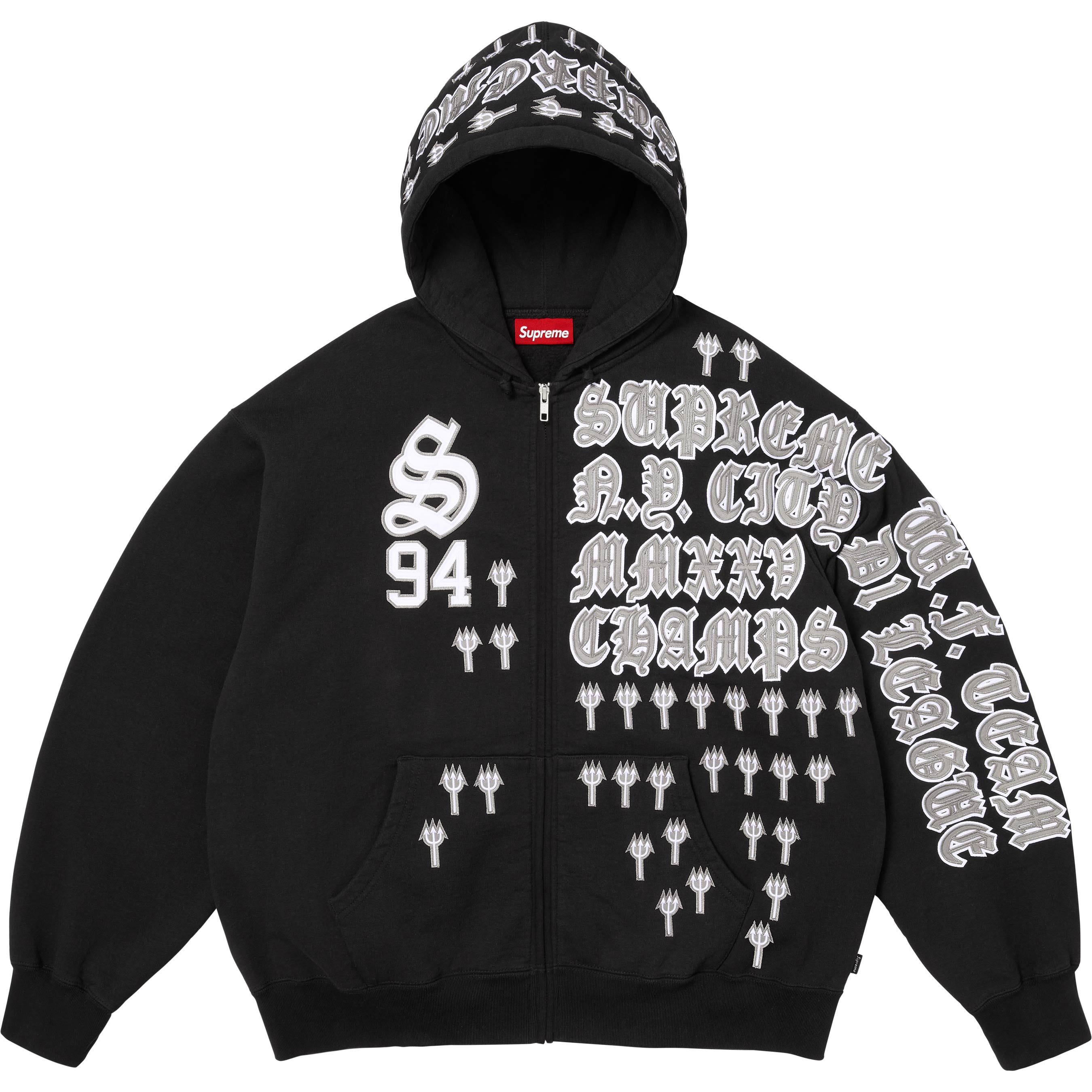 Supreme Sweat shirt Vest ブラック M Supreme Zip Up Sweat Vest (FW20) - $110