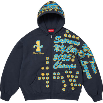 League Champs Zip Up Hooded Sweatshirt