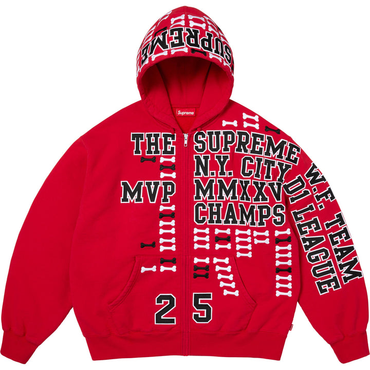 League Champs Zip Up Hooded Sweatshirt