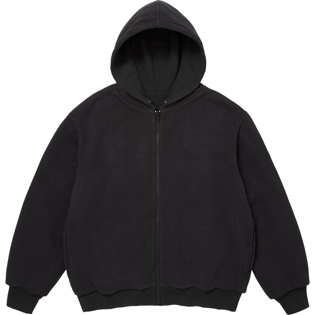 Reversible Work Zip Up Hooded Sweatshirt