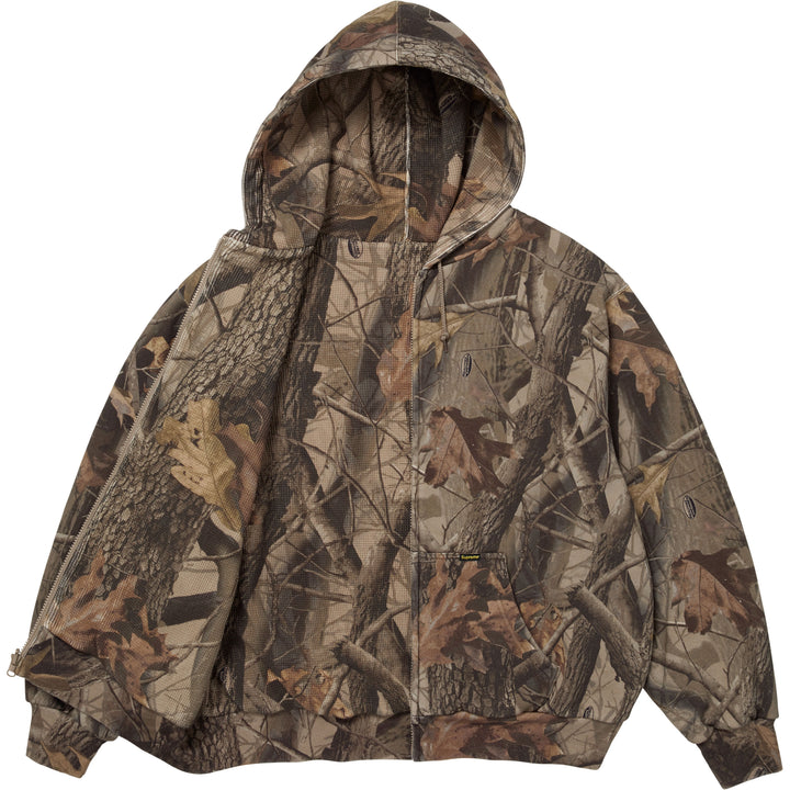 Reversible Work Zip Up Hooded Sweatshirt - Shop - Supreme