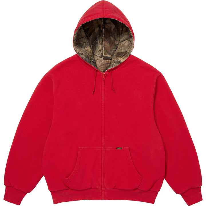 Reversible Work Zip Up Hooded Sweatshirt - Shop - Supreme