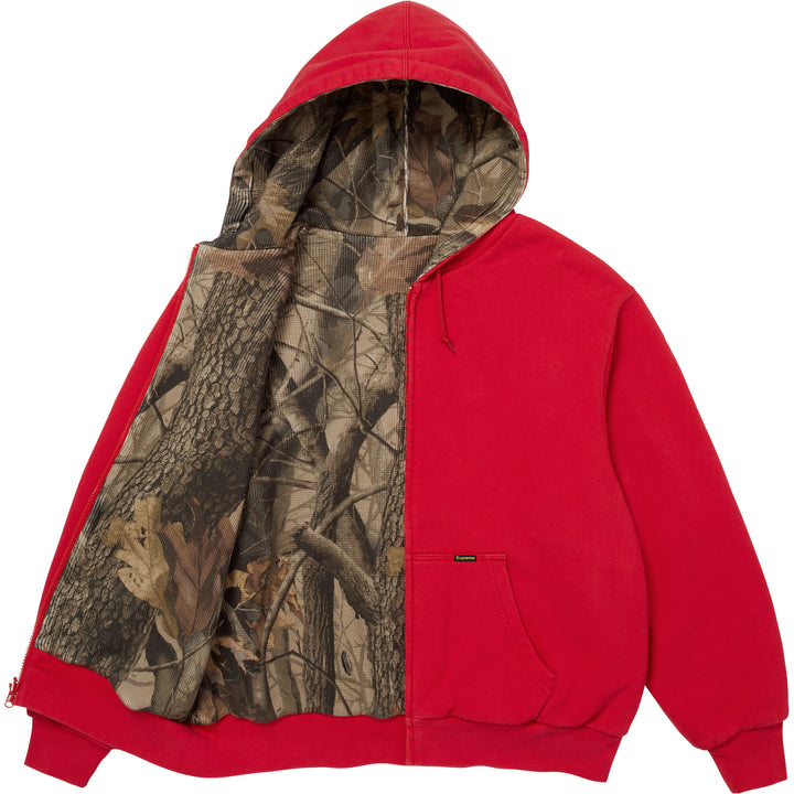 Reversible Work Zip Up Hooded Sweatshirt - Shop - Supreme